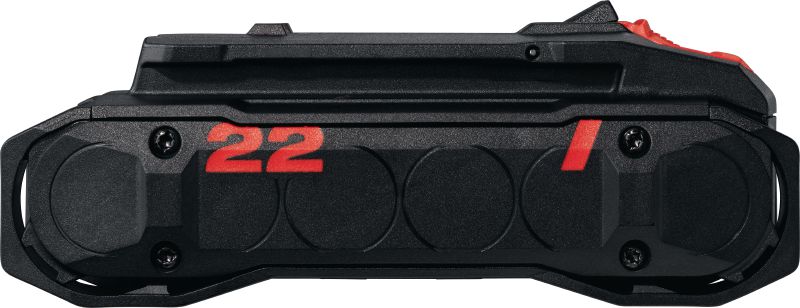 B 22-85 Nuron-batteri B 22-85 alsidigt 22 V Li-ion batteri med optimal balance i vægt, effekt og driftstid til brug med Nuron elværktøj