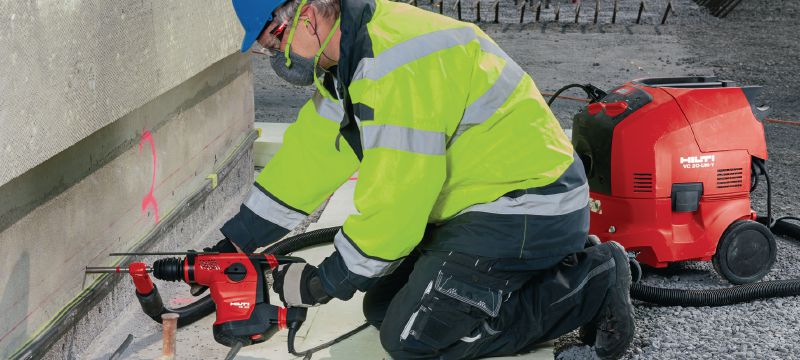 TE 30-AVR borehammer Effektfuld SDS Plus (TE-C) borehammer til kraftig boring i beton og afrettende mejsling, med aktiv vibrationsreduktion (AVR) Arbejdsopgaver 1