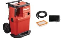 VC 4HX-22 T15 Batteridrevet støvsuger i H-klassen Effektfuld batteridrevet støvsuger med stor beholder til tilslutning med el-værktøj og rengøring på arbejdsstedet (våd og tør), 15 liter tank (Nuron-batteri)