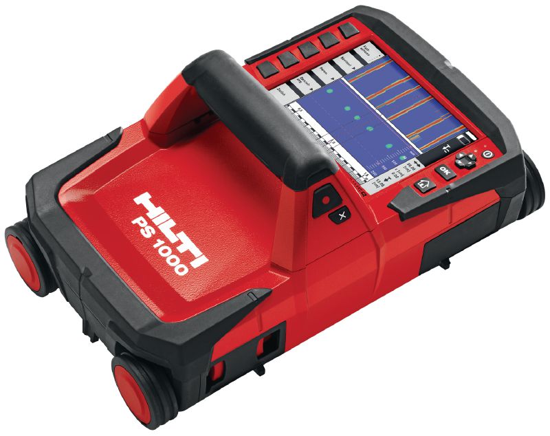 PS 1000 x-scan betonscanner Effektiv betonscanner til strukturanalyse og lokalisering af indbyggede objekter i flere lag