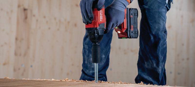 SIW 6-22 ½” Batteridrevet slagnøgle Effektklasse batteridrevet slagnøgle 1/2 friktionsringsambolt til et stort udvalg af betonankre og stål- eller træbolte (Nuron-batteriplatform) Arbejdsopgaver 1