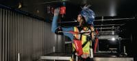 EXO-S SKULDER-EXOSKELET Bærbart exoskelet, som mindsker træthed i skuldrene og nakken ved arbejde over skulderniveau. Til bicepsomkreds op til 40 cm (16) Arbejdsopgaver 3