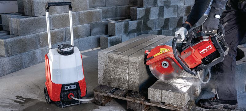 DWP 15-22 vandbeholder Batteridrevet vandforsyningstank til vådskæring/boring (Nuron-batteriplatform) Arbejdsopgaver 1