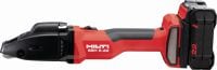 SSH 6-22 Batteridrevet metalsaks Batteridrevet dobbeltskæresaks til hurtig skæring i metalplader og profiler op til 2,5 mm│12 Gauge - med Hilti SSH CS-klinger inkluderet (Nuron-batteriplatform)