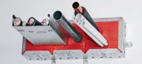 CFS-RCC Rektangulær kabelmanchet brandlukning Løsning til renovering af forseglede kabel- og bakke- og blandede gennemføringer uden fjernelse af eksisterende gammelt brandlukning Arbejdsopgaver 1