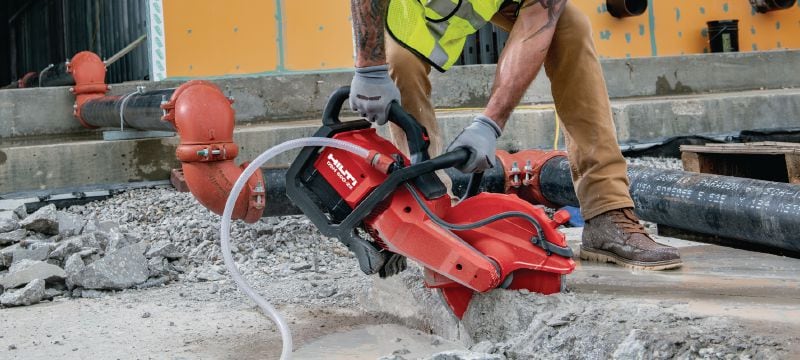DSH 600-22 Batteridrevet kapsav DSH 600-22 robust batteridrevet og ledningsfri kapsav til beton, metal og murværk (Nuron-batteriplatform) Arbejdsopgaver 1