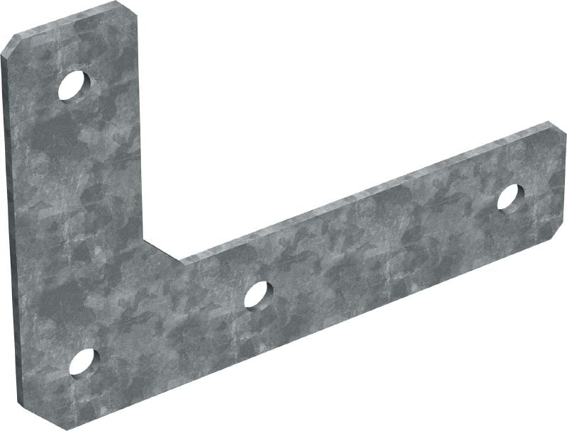 MT-C-GSP L OC L-forbinderplade Laskeplade til L-formede forbindelser med MT-70- og MT-80 montageskinner, til udendørs brug med lav forurening