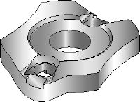 MQZ-U-F Varmgalvaniseret (HDG) montageskive til metrisk fastgørelse i sommerfuglehuller