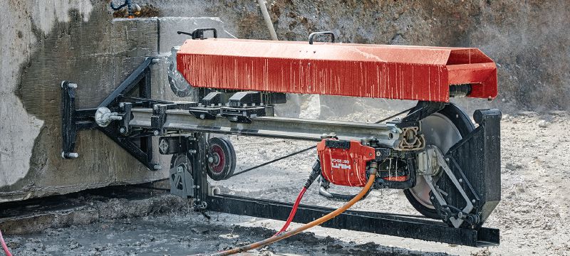 DSW 2005-TS konverteringssæt til diamantwiresav Wiresavssæt til konvertering af DST 20-CA-vægsaven Arbejdsopgaver 1