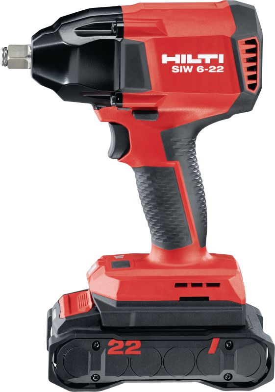 SIW 6-22 ½” Batteridrevet slagnøgle Effektklasse batteridrevet slagnøgle 1/2 friktionsringsambolt til et stort udvalg af betonankre og stål- eller træbolte (Nuron-batteriplatform)