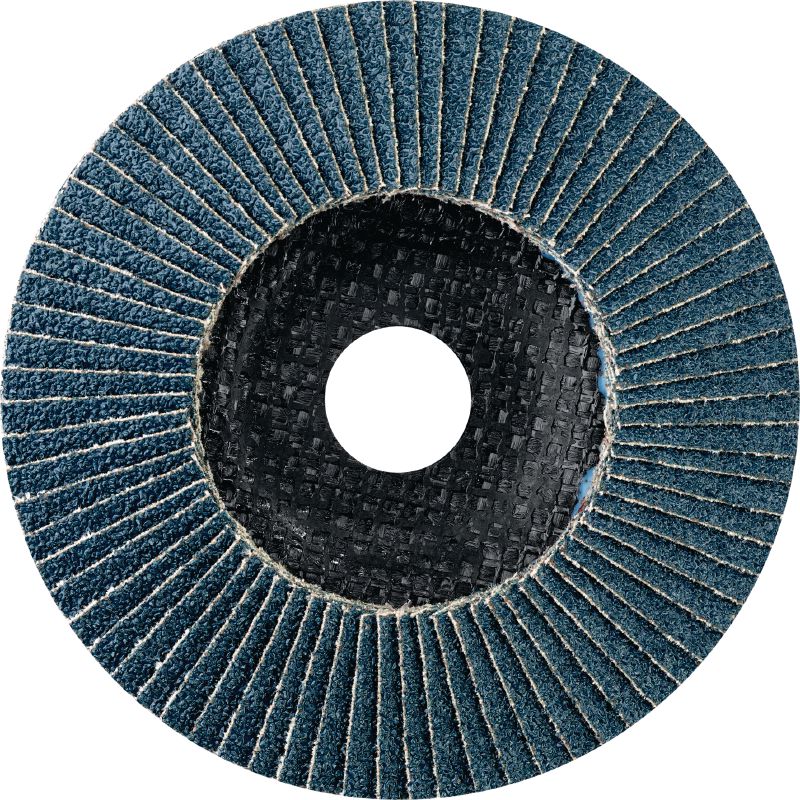 AF-D SPX konveks flapskive Konvekse Ultimate lamelslibere med fibre på bagsiden til grov- til finslibning af rustfrit stål, stål og andre metaller