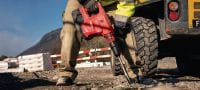 TE 60-22 batteridrevet borehammer TE 60-22 batteridrevet SDS Max (TE-Y) borehammer med Aktiv vibrationsreduktion og Aktiv momentstyring til robust boring og mejsling i beton (Nuron-batteriplatform) Arbejdsopgaver 9