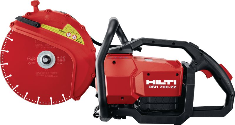DSH 700-22 Batteridrevet kapsav (bageste håndtag) Robust batteridrevet kapsav med baghåndtag til beton, metal og murværk (Nuron-batteriplatform)