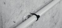 X-ETC MX Kabelstripmontering Kabelholder til plastikkabel/rør til brug sammen med båndede søm Arbejdsopgaver 5