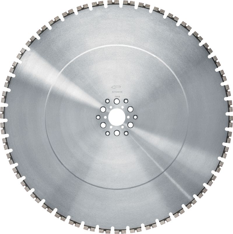 SPX MCS Equidist-vægsavklinge (60HY: passer til Hilti, Husqvarna® og Tyrolit®) Ultimativ vægsavklinge (15 kW) til skæring med høj hastighed og en lang levetid i armeret beton (60HY skaft passer på Hilti-, Husqvarna®- og Tyrolit®-vægsave)