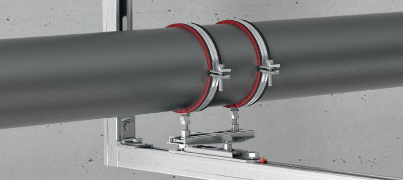 MSG-UK Tværglidebeslag (dobbelt) Premium galvaniseret tværglideforbinder til lette varme- og køleopgaver Arbejdsopgaver 1