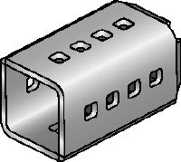 MIC-SC Forbinder Varmgalvaniseret forbinder (HDG) til brug sammen med MI-standplader, der giver mulighed for fri positionering af bjælken