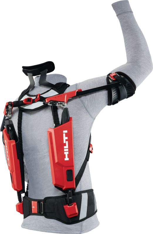 EXO-S SKULDER-EXOSKELET Bærbart exoskelet, som mindsker træthed i skuldrene og nakken ved arbejde over skulderniveau. Til bicepsomkreds op til 40 cm (16)