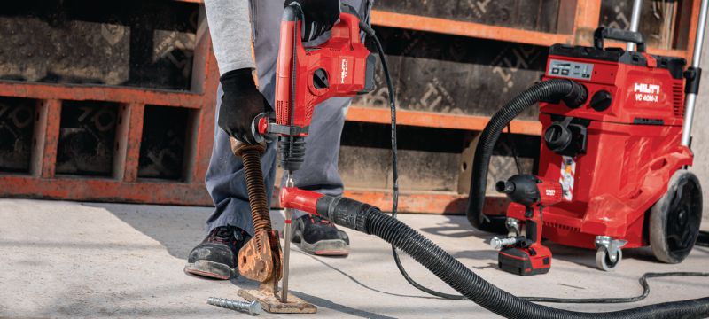 TE 6-CL borehammer TE 6-CL Kraftig SDS Plus (TE-C) borehammer med D-håndtag med mejslingsfunktion Arbejdsopgaver 1