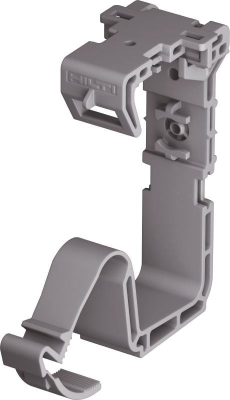 X-ECH MX (02) Kabelholder Plast-kabelholder til bundet kabler er designet til brug med magasinerede søm og er kompatibel med et bredt udvalg af fastgørelsesmetoder og grundmaterialer