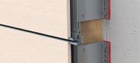 FOX VI L Konsol Alsidig vægkonsol til montering af regnskærms-facadeunderstrukturer Arbejdsopgaver 5