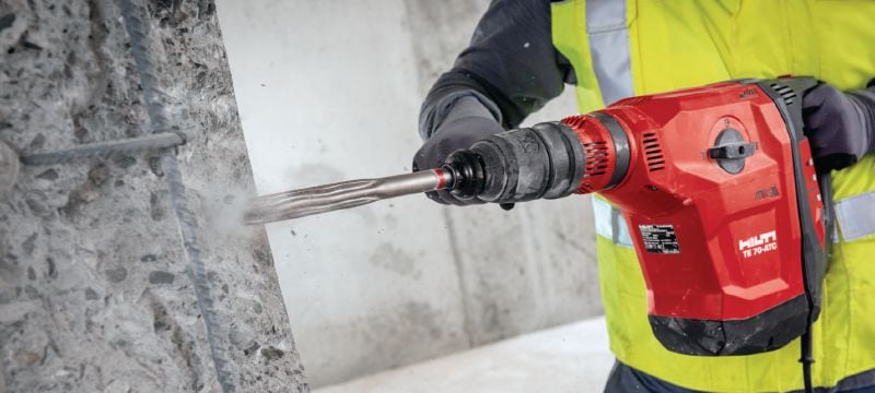 TE 70-ATC/AVR borehammer Meget effektfuld SDS Max (TE-Y) borehammer til robust boring og mejsling i beton Arbejdsopgaver 1