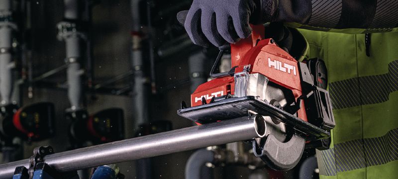 SC 6ML-22 Batteridrevet rundsav til metal Batteridrevet sav til koldskæring i sav og ekstrahurtige, præcise snit op til 60 mm │2-3/8 dybde (Nuron-batteriplatform) Arbejdsopgaver 1