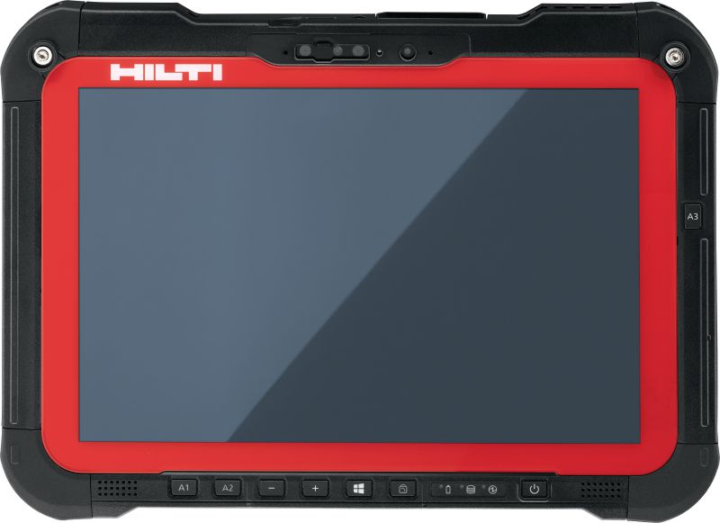 PLC 600 layouttablet Layoutværktøjscontroller med hurtig beregningseffekt og 10 skærm, til arbejdsstedet, opmåling og BIM-til-mark-layout ved hjælp af alt avanceret Hilti-layoutværktøj