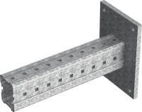 MIC-C120-DH Varmgalvaniseret (HDG) konsol til tunge forbindelse på beton