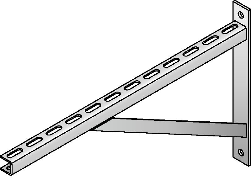 MF-UKS-HDG Varmgalvaniseret (HDG) konsol