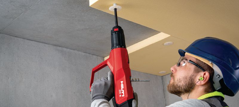 DX 6 sæt til sømpistol til skudmontage Fuldautomatisk sømpistol til skudmontage – væg- og forskallingssæt Arbejdsopgaver 1