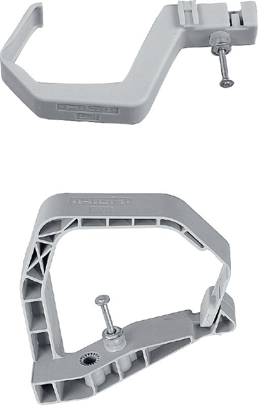 X-ECH Kabelholder med søm Kabelbundtholder med formonteret Ultimate Performance-søm til fastgørelse af kabler i rå beton med boltepistol