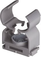 X-FC MX multi-clip Justerbar rørklemme, optimeret til båndede søm og kompatibel med en bred vifte af fastgørelsesmetoder, grundmaterialer og rørdiametre
