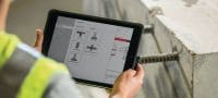 PROFIS Armeringsdetaljesoftware Armeringsdetaljesoftware til hurtig og økonomisk design af eftermonteret armeringsjern iht. bygningskoder og -regulativer Arbejdsopgaver 1
