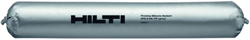 CFS-S SIL Silikonebaseret brandfugemasse Silikonebaseret fugemasse, der giver maksimal bevægelse i brandklassificerede samlinger og rørgennemføringer