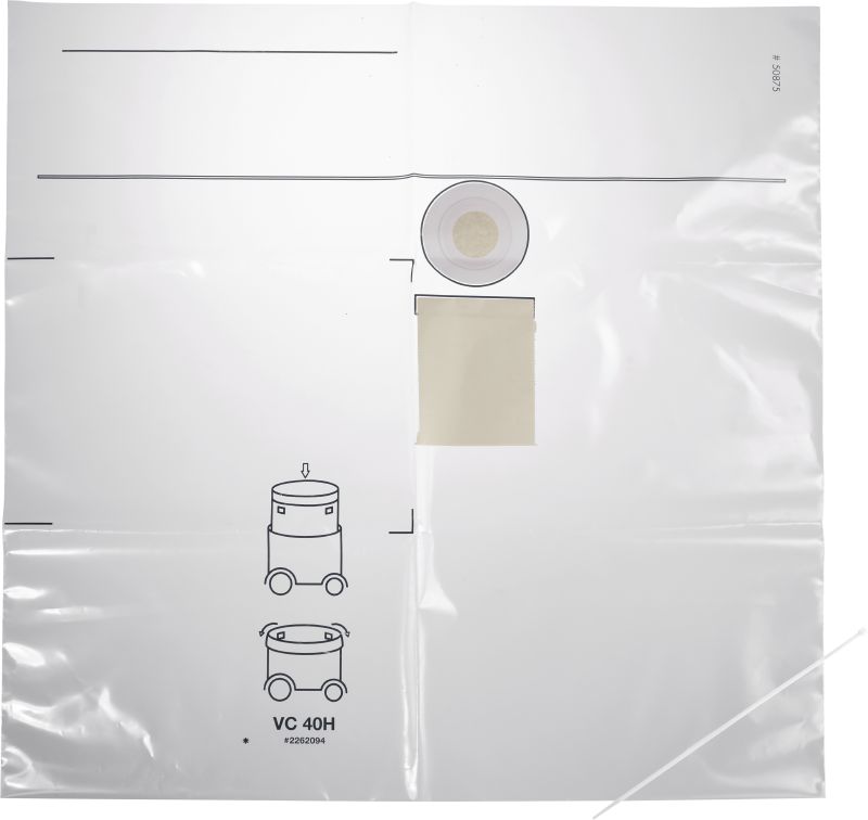 Støvsugerpose VC 40H-X (10) plast 