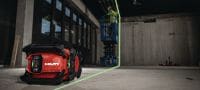 PR 40G-22 Indendørs rotationslaser med grøn laserstråle Robust indendørs rotationslaser med meget synligt grønt lys og automatiske funktioner til nivellering, opmåling, hældning og kvadrering (Nuron-platform) Arbejdsopgaver 3