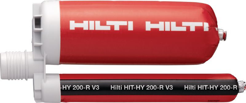 HIT-HY 200-R V3 klæbeanker Ultimativ ydeevne af hybrid-klæbemørtel med godkendelser til eftermonteret armeringsjern og forankring af endeplader i bærende stål