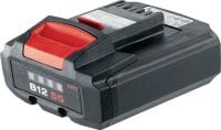 B 12-55 12 V batteri Kompakt 12 V 5.0 Ah Li-ion batteri med opgraderede 21700 celler til mere arbejde pr. opladning