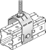 Flad skive DIN 125 M10 HDG Varmgalvaniseret (HDG) forbinder til fastgørelse af M12 (1/2) og M20 (3/4) gevindstænger på MI-bjælker Arbejdsopgaver 1