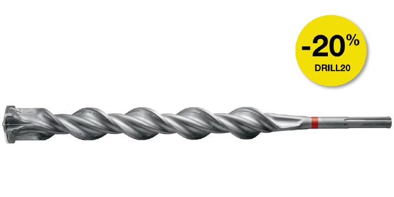 TE-YX (SDS maks.) metrisk hammerbor Ultimativ SDS Max (TE-Y) hammerbor til enestående boringsydelse i armeret beton (metrisk)