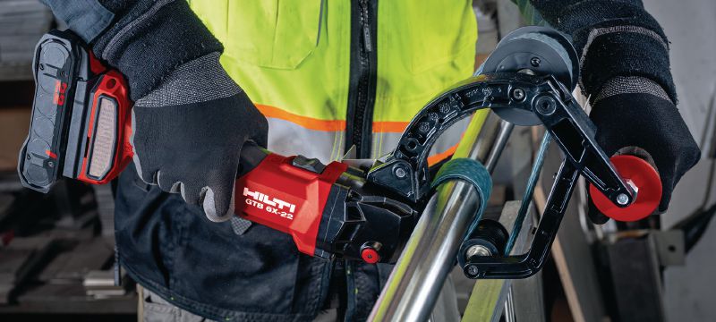 GTB 6X-22 batteridrevet remslibemaskine Batterisliber med variabel hastighed med rørsliber med opgraderet ydeevne og batteritid til slibning og efterbehandling af rørformede metaller (Nuron-batteriplatform) Arbejdsopgaver 1