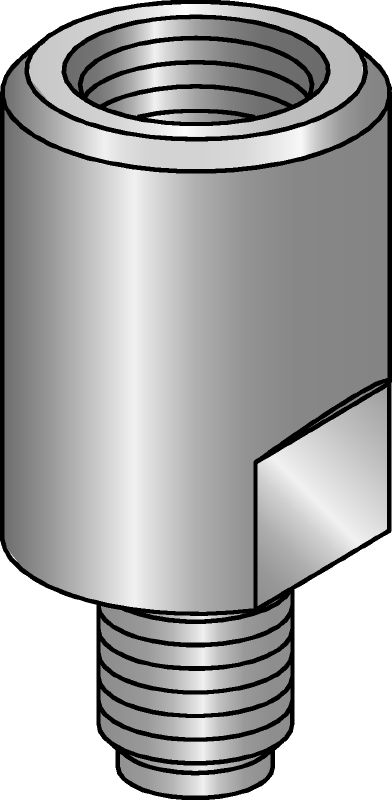 MQZ-A-F adapter til pendulmøtrik Varmgalvaniseret (HDG) adapter til pendulmøtrik til at konvertere gevindstængers diameter