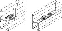 MQZ-F Skinneslips Varmgalvaniseret (HDG) skinneslips til dannelse af dobbeltskinner