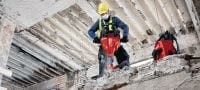 TE 2000-22 TE-S batteridrevet mejselhammer TE 2000-22 effektfuld og let batteridrevet mejselhammer til opbrydning af beton og andet nedbrydningsarbejde (Nuron-batteriplatform) Arbejdsopgaver 1
