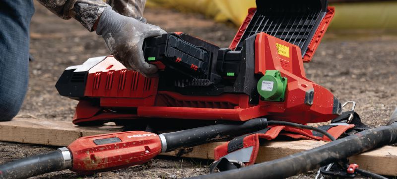 NCV Stavvibrator Stavvibrator til brug med Hilti NCV 10-22 batteridrevne rygsæksbetonvibratorer (Nuron-batteriplatform) Arbejdsopgaver 1