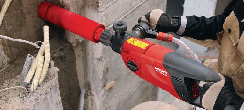 SPX-L håndholdt borekrone Ultimativ borekrone for håndholdt kerneboring i alle typer beton – til <2,5 kW værktøj Arbejdsopgaver 1