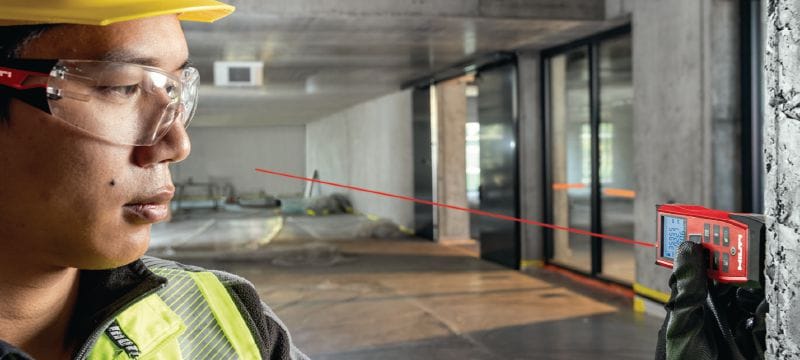 PD-I lasermåler Robust lasermåler med intelligente målefunktioner og Bluetooth®-konnektivitet til indendørs opgaver op til 100 m Arbejdsopgaver 1