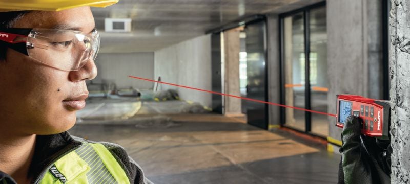 PD-I lasermåler Robust lasermåler med intelligente målefunktioner og Bluetooth®-konnektivitet til indendørs opgaver op til 100 m Arbejdsopgaver 1
