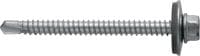 S-MD 63 S selvborende metalskruer Selvborende skrue (A2 rustfrit stål) med 19 mm skive til mellemtykke metal på metal-fastgørelser (op til 6 mm)